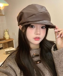 TABI PAL（タビパル）の「PUレザー　キャスケット（キャスケット）」