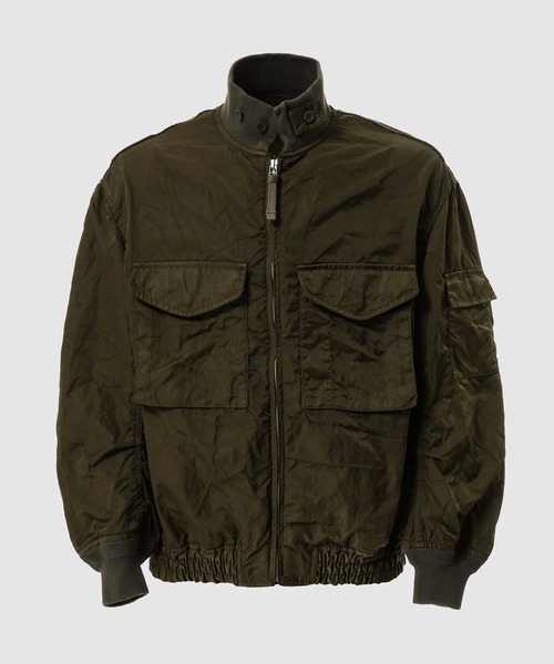 COMME des GARCONS HOMME(コム デ ギャルソン・オム)の「GARMENT DYE MILITARY JACKET(ミリタリージャケット・メンズ・ネイビー/カーキ・S/M/L)」の2枚目の写真