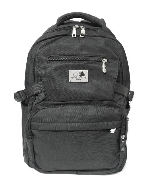 CRYSTAL BALL（クリスタルボール）の「オックスフォードナイロン防水バックパック（バックパック/リュック・レディース・ブラック/ピンク・FREE）」の2枚目の写真