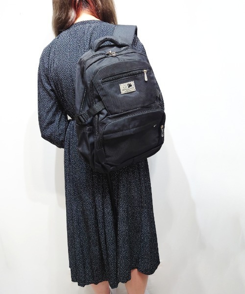 CRYSTAL BALL（クリスタルボール）の「オックスフォードナイロン防水バックパック（バックパック/リュック・レディース・ブラック/ピンク・FREE）」の11枚目の写真