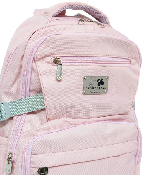 CRYSTAL BALL（クリスタルボール）の「オックスフォードナイロン防水バックパック（バックパック/リュック・レディース・ブラック/ピンク・FREE）」の13枚目の写真