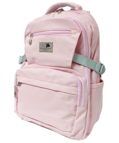 CRYSTAL BALL（クリスタルボール）の「オックスフォードナイロン防水バックパック（バックパック/リュック・レディース・ブラック/ピンク・FREE）」の14枚目の写真
