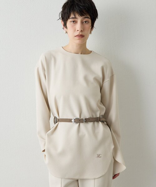 Whim Gazette(ウィムガゼット)の「刺繍ジョーゼットプルオーバー(シャツ/ブラウス・レディース・ブラック/オフホワイト/ベージュ・FREE)」の3枚目の写真