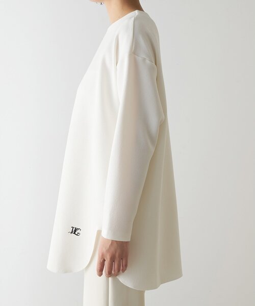 Whim Gazette（ウィムガゼット）の「刺繍ジョーゼットプルオーバー（シャツ/ブラウス・レディース・ブラック/オフホワイト・FREE）」の13枚目の写真