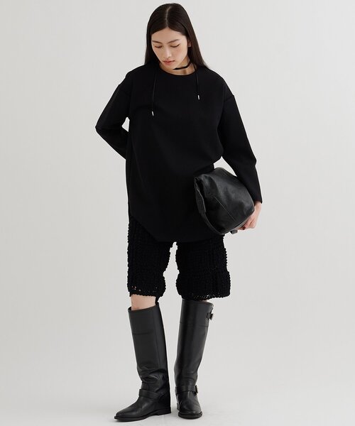 Whim Gazette（ウィムガゼット）の「刺繍ジョーゼットプルオーバー（シャツ/ブラウス・レディース・ブラック/オフホワイト・FREE）」の9枚目の写真