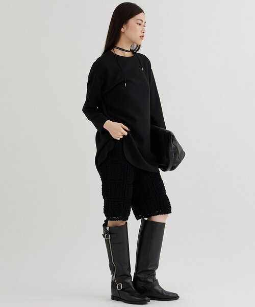 Whim Gazette（ウィムガゼット）の「刺繍ジョーゼットプルオーバー（シャツ/ブラウス・レディース・ブラック/オフホワイト・FREE）」の8枚目の写真