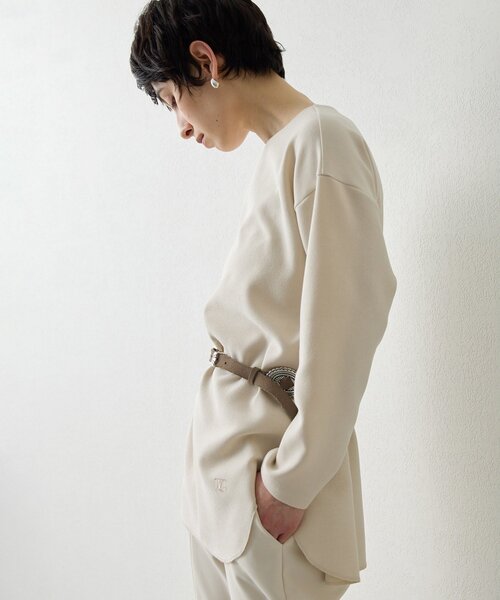 Whim Gazette（ウィムガゼット）の「刺繍ジョーゼットプルオーバー