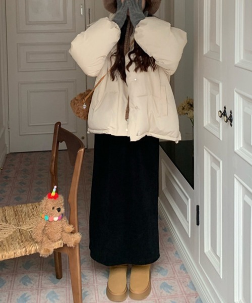 SallyLunn(サリーラン)の「コーデュロイIラインスカート(スカート・レディース・ブラック/ブラウン・LARGE/MEDIUM)」の11枚目の写真