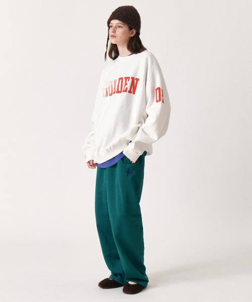 GOLDEN SNSHINE(ゴールデン サンシャイン)の「Golden jersey fleece pants_Forest green(スウェットパンツ・メンズ・その他・MEDIUM/LARGE)」の2枚目の写真