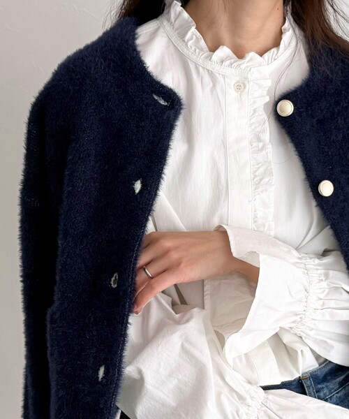 fredy emue（フレディエミュ）の「フリルデザインシャツ（シャツ