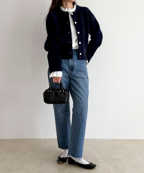 fredy emue（フレディエミュ）の「フリルデザインシャツ（シャツ/ブラウス・レディース・オフホワイト/ブルー系その他/ベージュ系その他・38）」の22枚目の写真