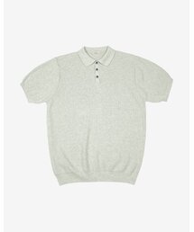 Texture Summer Polo Knit (Oatmeal gray)