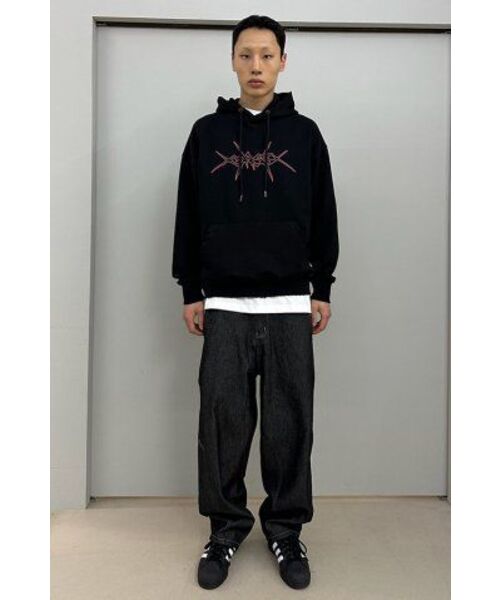 MASSNOUN(マスノウン)の「CURVED BALLOON DENIM MFHJP001-BK(デニムパンツ・レディース・その他・LARGE/MEDIUM/X-LARGE)」の7枚目の写真