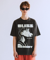 QT8 GARMENTS（キューティーエイトガーメント）の「LB Bliss Pigment Washed Tee (Charcoal)（Tシャツ/カットソー）」