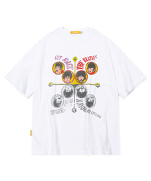 MAINBOOTH（メインブース）の「[ビートルズ] ゲットバックTシャツ(ホワイト)（Tシャツ/カットソー）」