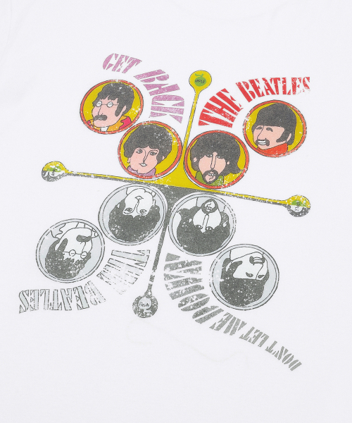 MAINBOOTH（メインブース）の「[ビートルズ] ゲットバックTシャツ(ホワイト)（Tシャツ/カットソー・レディース・その他・2/3）」の4枚目の写真
