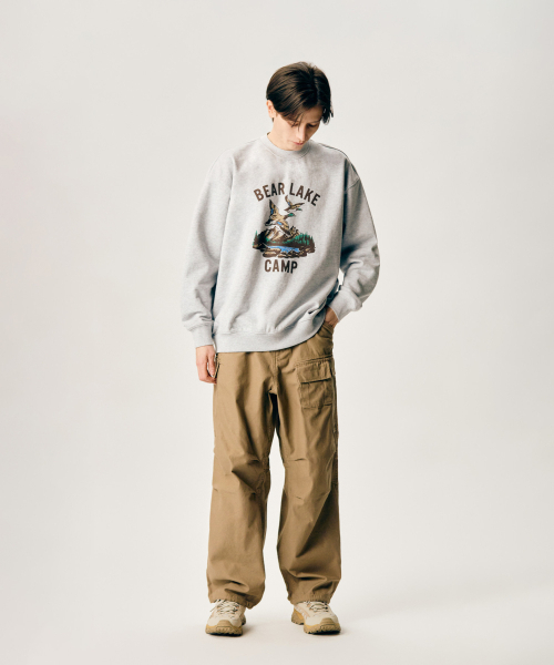ESPIONAGE（エスピオナジ）の「Duck Camp Heavyweight Sweatshirt Grey（スウェット・メンズ・その他・MEDIUM）」の10枚目の写真