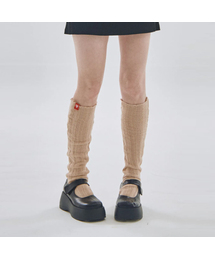 SOME PLACE（サムプレイス）の「ウィメンズニットレッグウォーマー[ベージュ]（レッグウォーマー）」