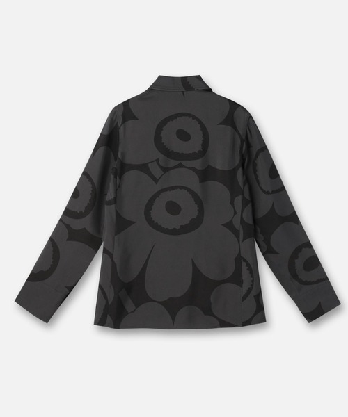 marimekko（マリメッコ）の「Vivahde Unikko / Shirt（シャツ/ブラウス・レディース・ブラック・38/34/36）」の3枚目の写真