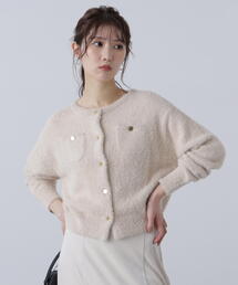 FREE'S MART | ◆〈ＭＦＭ〉金ボタンへアリースパンコールニットカーディガン(ニット/セーター)