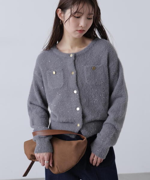 FREE'S MART（フリーズマート）の「◇〈MFM〉金ボタンへアリー