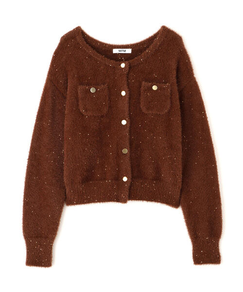 FREE'S MART（フリーズマート）の「◆〈ＭＦＭ〉金ボタンへアリースパンコールニットカーディガン（ニット/セーター・レディース・ベージュ/ネイビー/ブラウン/グレー・FREE）」の19枚目の写真