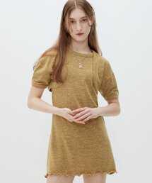 MATCHGLOBE（マッチグローブ）の「ボレロセットアップワンピース（イエロー）（ワンピース）」