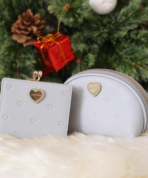 JILL by JILL STUART(ジルバイジルスチュアート)の「エンボスハートポーチ(ポーチ・レディース・ピンク/ブルー/ブラック・FREE)」の14枚目の写真