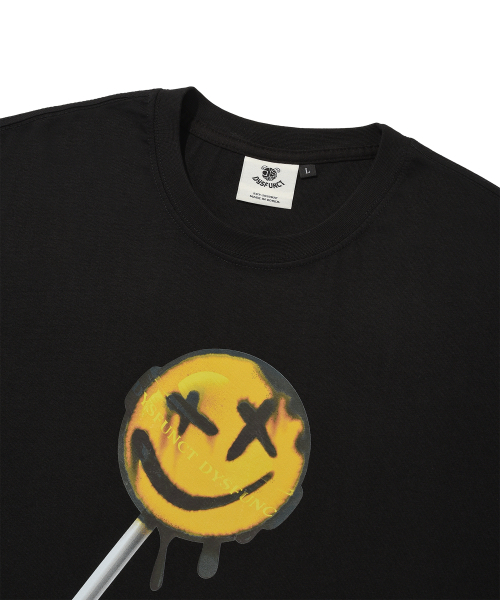 DYSFUNCT（ディスファンクト）の「SPRAY SMILE CANDY T-SHIRT(BLACK)（Tシャツ/カットソー・メンズ・その他・SMALL/MEDIUM）」の4枚目の写真