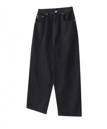 chancechance（チャンスチャンス）の「BLACK LOOSE FIT JEANS（デニムパンツ）」