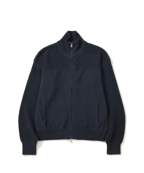 RACHMAN Luna Dyed Zip‑Up Cardigan #1 — кардиган‑толстовка на молнии, окрашенный методом Luna