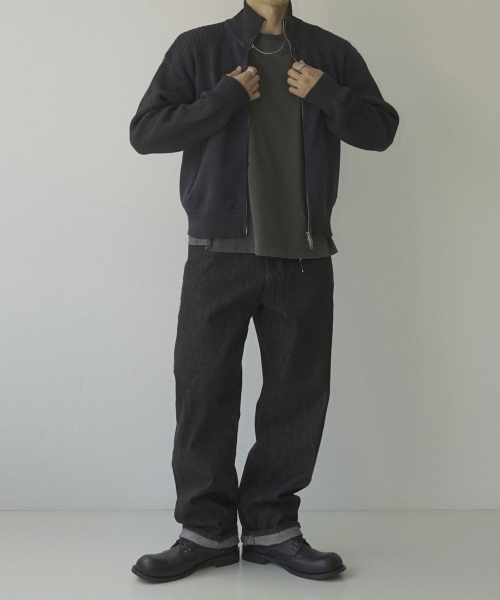 SIIIIDO(シド)の「RACHMAN LUNA DYED ZIP-UP CARDIGAN #1(カーディガン/ボレロ・メンズ・その他・1/2/3)」の4枚目の写真