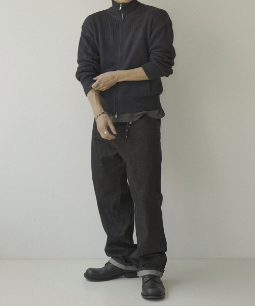 SIIIIDO(シド)の「RACHMAN LUNA DYED ZIP-UP CARDIGAN #1(カーディガン/ボレロ・メンズ・その他・1/2/3)」の6枚目の写真