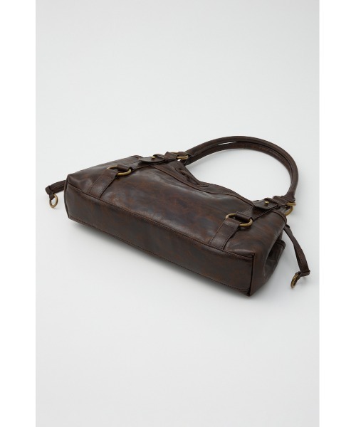 SLY（スライ）の「VINTAGE LIKE HAND BAG ヴィンテージライク ハンドバッグ 冬服 春服（ハンドバッグ・レディース・シルバー/ライトイエロー/ブラウン・FREE）」の11枚目の写真