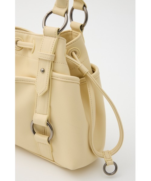 SLY（スライ）の「VINTAGE LIKE HAND BAG ヴィンテージライク ハンドバッグ 冬服 春服（ハンドバッグ・レディース・シルバー/ライトイエロー/ブラウン・FREE）」の21枚目の写真