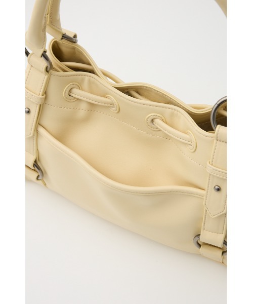 SLY（スライ）の「VINTAGE LIKE HAND BAG ヴィンテージライク ハンドバッグ 冬服 春服（ハンドバッグ・レディース・シルバー/ライトイエロー/ブラウン・FREE）」の22枚目の写真