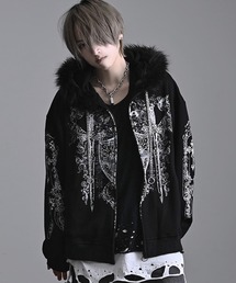 SILVER BULLET（シルバーバレット）の「『PSYCHO NATION/サイコネーション』アンティークストーンZIP PK（パーカー・メンズ）」