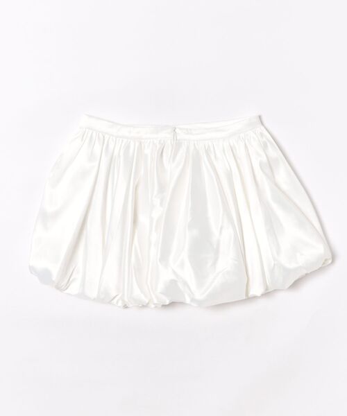 Narcissus（ナルシス）の「サテンバルーンミニスカート（スカート・レディース・ホワイト・FREE）」の5枚目の写真