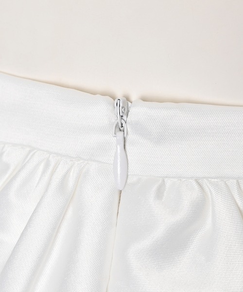 Narcissus（ナルシス）の「サテンバルーンミニスカート（スカート・レディース・ホワイト・FREE）」の10枚目の写真