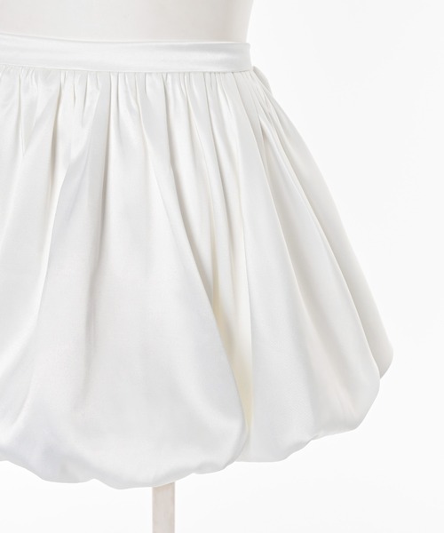Narcissus（ナルシス）の「サテンバルーンミニスカート（スカート・レディース・ホワイト・FREE）」の11枚目の写真