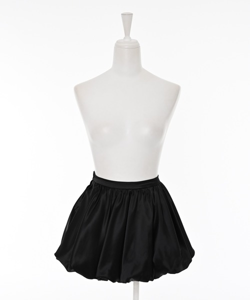 Narcissus（ナルシス）の「サテンバルーンミニスカート（スカート・レディース・ホワイト・FREE）」の2枚目の写真