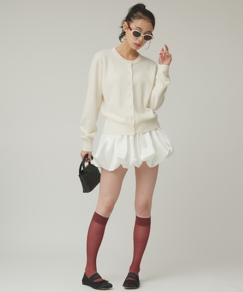 Narcissus（ナルシス）の「サテンバルーンミニスカート（スカート・レディース・ホワイト・FREE）」の15枚目の写真