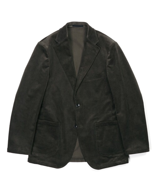 The DUFFER of ST.GEORGE(ザダファーオブセントジョージ)の「14W STRETCH CORDUROY SET UP JACKET:ストレッチコーデュロイ セットアップ コンフォート ジャケット(テーラードジャケット・メンズ・カーキ/ネイビー・MEDIUM/LARGE/X-LARGE)」の9枚目の写真