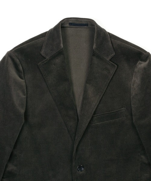 The DUFFER of ST.GEORGE(ザダファーオブセントジョージ)の「14W STRETCH CORDUROY SET UP JACKET:ストレッチコーデュロイ セットアップ コンフォート ジャケット(テーラードジャケット・メンズ・カーキ/ネイビー・MEDIUM/LARGE/X-LARGE)」の11枚目の写真