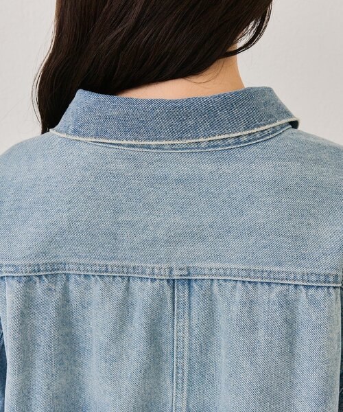 mystic（ミスティック）の「オーバーデニムジャケット（デニムジャケット・レディース・ブルー/ネイビー・FREE）」の16枚目の写真