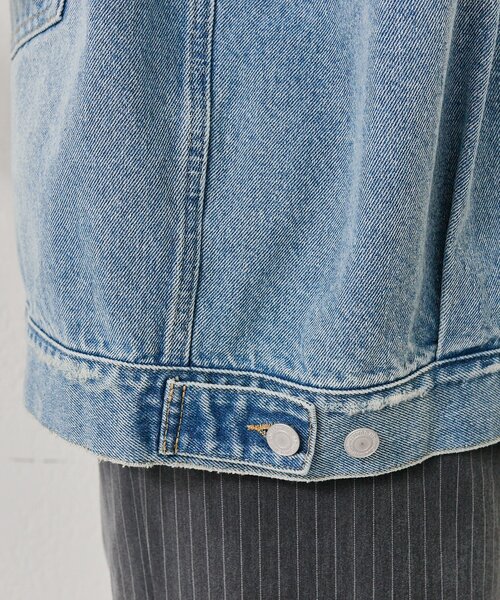 mystic（ミスティック）の「オーバーデニムジャケット（デニムジャケット・レディース・ブルー/ネイビー・FREE）」の20枚目の写真