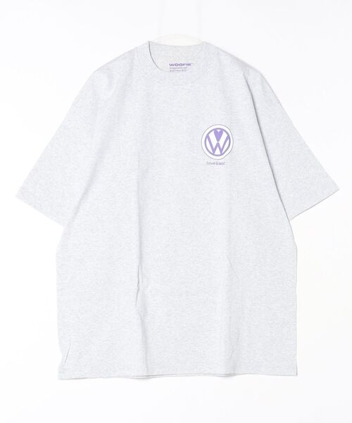 fridge（フリッジ）の「【Woofie】ウーフィー Love & Wolf Tee（Tシャツ/カットソー・メンズ・ブラック/ホワイト/アッシュグレー・MEDIUM/LARGE/X-LARGE/SMALL）」の3枚目の写真