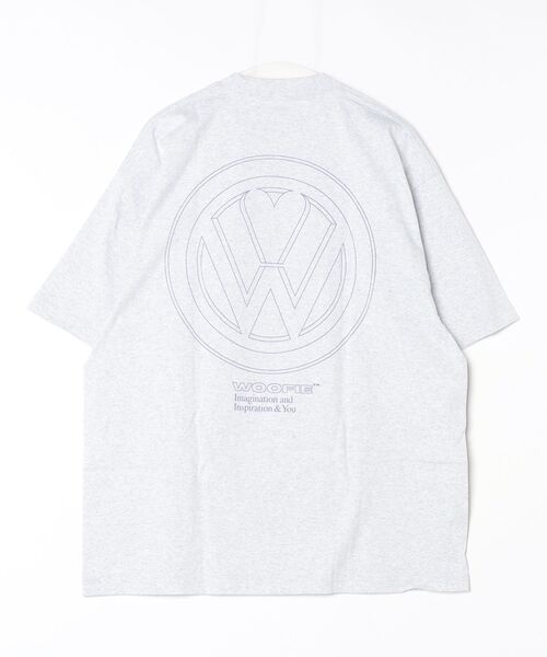 fridge（フリッジ）の「【Woofie】ウーフィー Love & Wolf Tee（Tシャツ/カットソー・メンズ・ブラック/ホワイト/アッシュグレー・MEDIUM/LARGE/X-LARGE/SMALL）」の4枚目の写真
