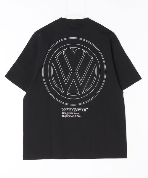 fridge（フリッジ）の「【Woofie】ウーフィー Love & Wolf Tee（Tシャツ/カットソー・メンズ・ブラック/ホワイト/アッシュグレー・MEDIUM/LARGE/X-LARGE/SMALL）」の5枚目の写真