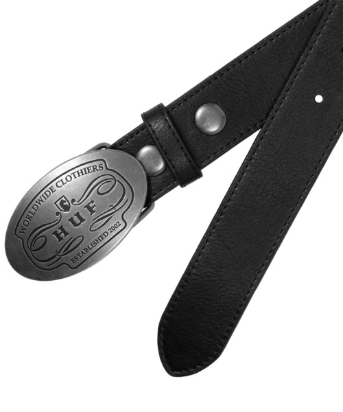 HUF（ハフ）の「WORLDWIDE CLOTHIERS BELT（ベルト・メンズ・ブラック・L/XL/S/M）」の2枚目の写真